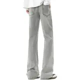 Джинсы цвета бетонно-серого