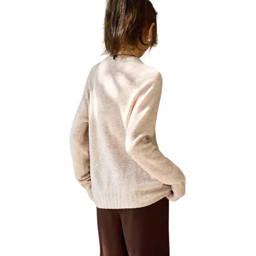 Mo Han Yi Mei Бежевый верблюжий женские свитера