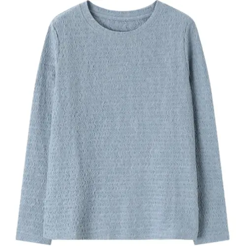 MOHANYIMEI Синий Женские T-рубашки