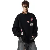 Флисовая подкладка, черного цвета