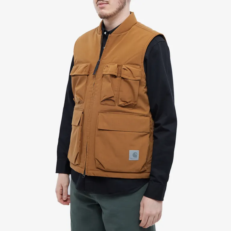 Carhartt WIP Коричневый Мужской Жилеты — фото 3