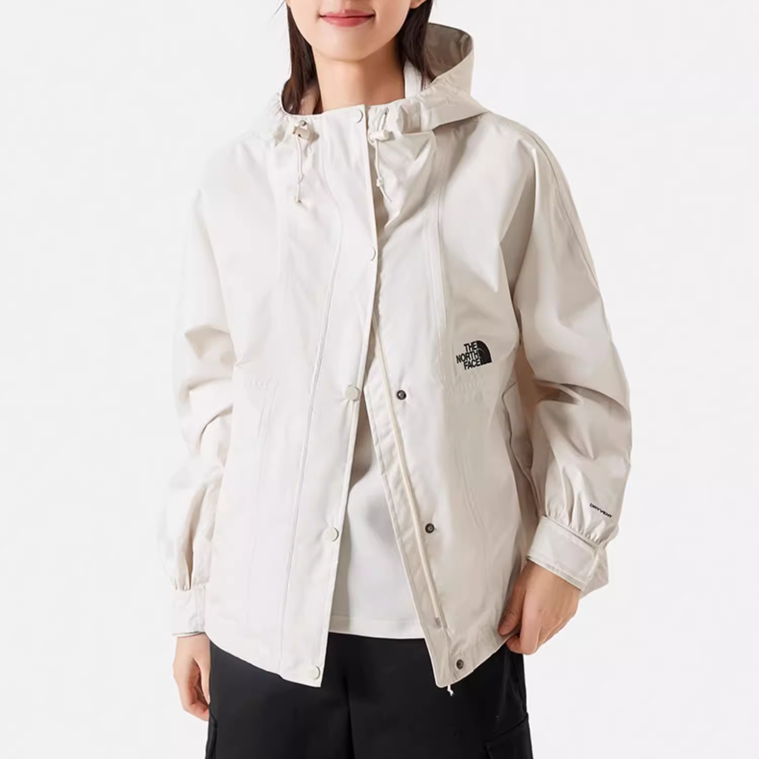 THE NORTH FACE Urban Exploration Поход Коммутирование Активный отдых Альпинистское приключение Ветровка Women's White — фото 2