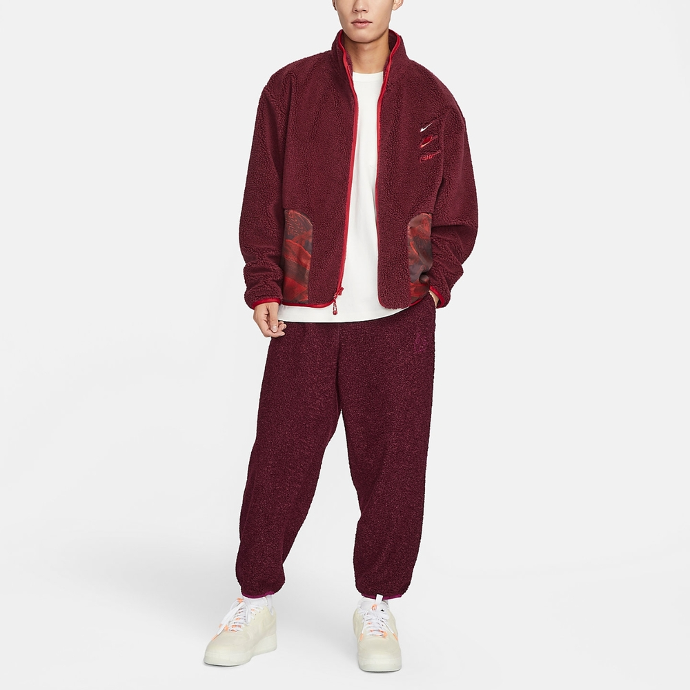 Nike FW23 Вельветовое пальто Мужское Team Red