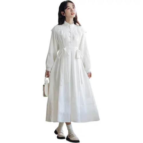 LADYXIEXIE Длинное платье с длинными рукавами женское