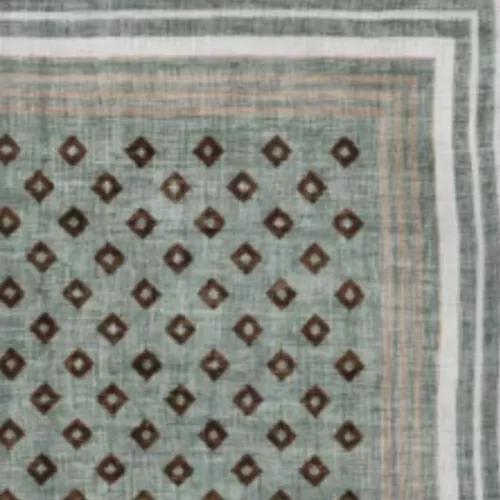 BRUNELLO CUCINELLI Шелковые шарфы Мужской Зеленый