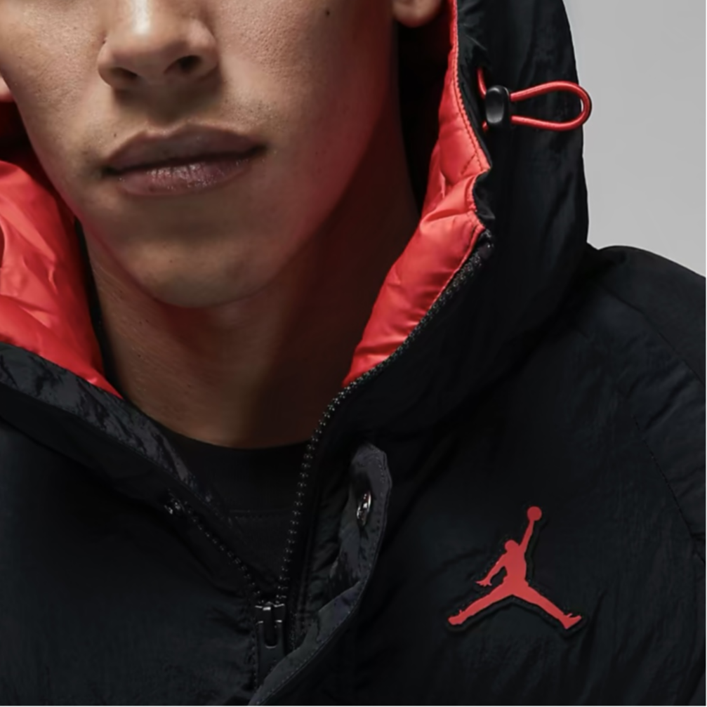 JORDAN ESSENTIAL Пуховик Мужской Черный