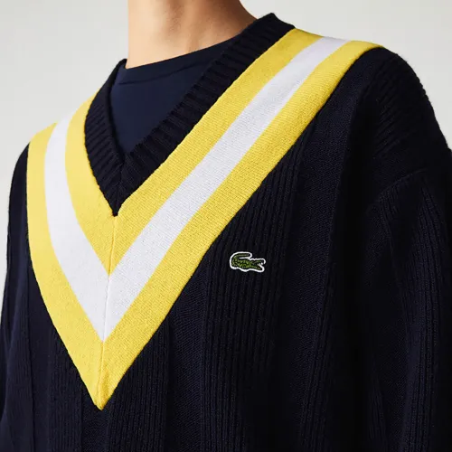 LACOSTE Темно-синий Женские Свитеры