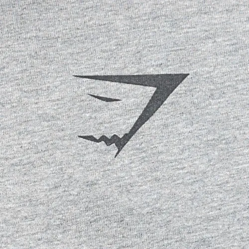 GYMSHARK Углерод Серый Ядерный Смесь/Черный Мужская Рубашка T
