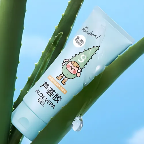 RUNBEN Aloe Vera Gel для лица успокаивающий увлажняющий крем 100 г