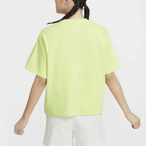 NIKE Зеленый желтый Женские футболки