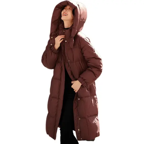 Mo Han Yi Mei Пуховик Женские Mulan Синий Красный