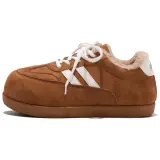 Коробка для обуви коричневого цвета с флисовой подкладкой