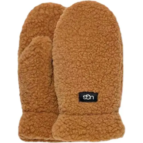 UGG Полиэстер Трикотаж Перчатки Детские Каштановый
