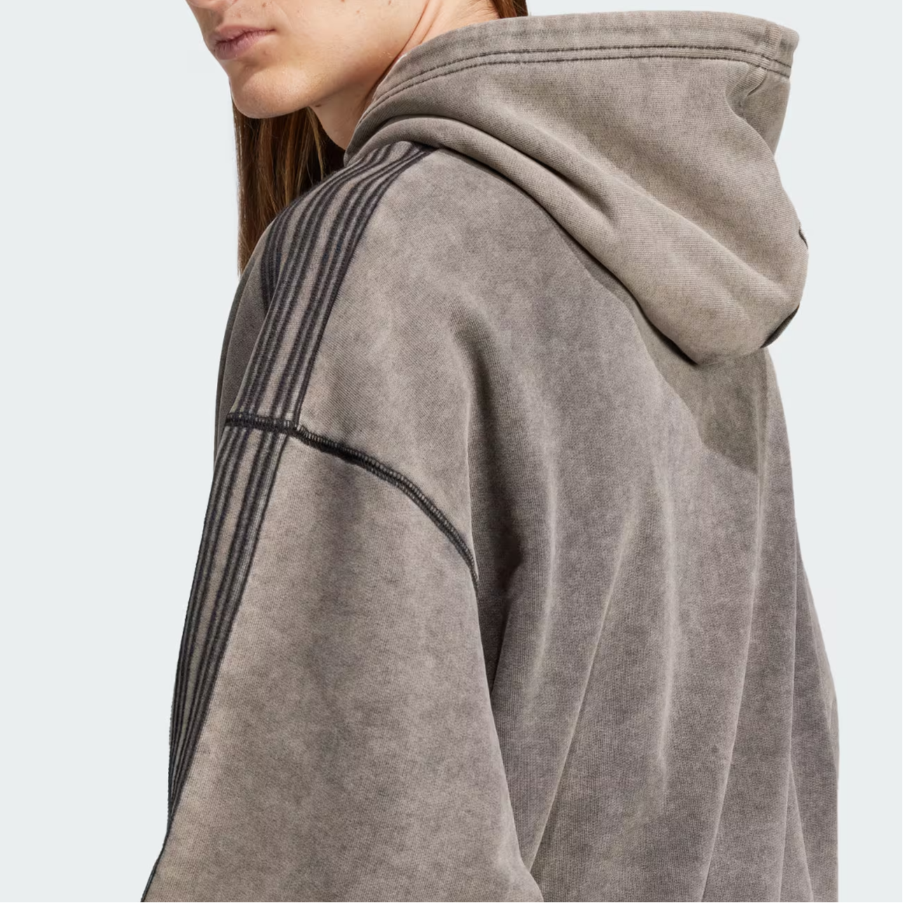 Adidas Originals P ESS M HD Худи-ханьфу Мужское Черное