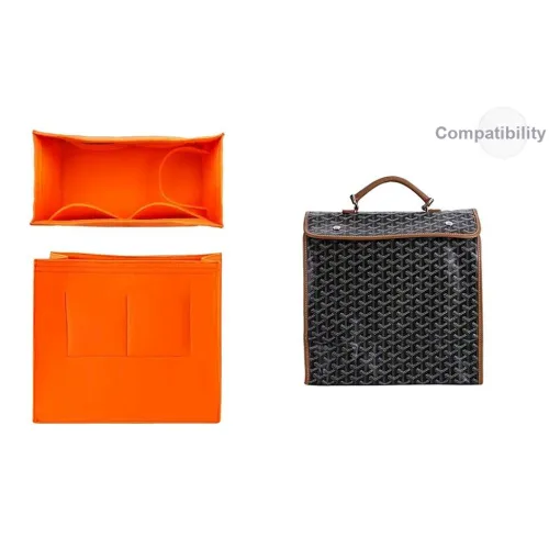 Lan Bao Fan Вставки для сумок GOYARD Рюкзак Средний размер Подкладка Апельсин Унисекс