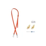 Серебряная модифицированная пряжка + морковная длинная лямка