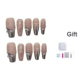 Волшебное Зеркальце, французский, бабочка, гороховый узор, средний размер, T