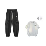 Black (В комплекте с брендом, футболка T02K36, белый)