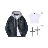 Ностальгический зеленый (с короткой рукавной рубашкой + коробка ожерелье)