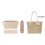 [Розовый Трехкомпонентный Комплект] Бежевый Лайнер + Лайнер для Низа + Плечевой Пояс