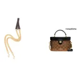 Чёрный с золотистым оттенком узор, цепь