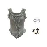 Gray + Bow Hair Tie (Included with)  
Серый + Резинка для волос с бантом (В комплекте с)