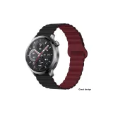 Черно-бордовый [Только ремешок, без механизма]