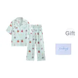 Цветочный медведь, длинный, клетчатый, коробка