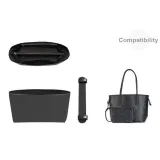 [Black, Small Two-Piece Set] Подкладка из бумаги DuPont + Плечевой ремень