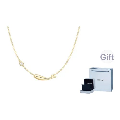 HEFANG Country Style Series 14K Золотое Ожерелье Женское