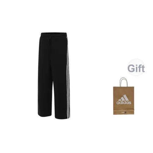 Adidas Черные Мужские Вязаные Тренировочные Штаны