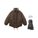 Оленьи рога, кофейно-коричневый (включает шарф)