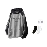 Чёрный и светло-серый, с флисовой подкладкой