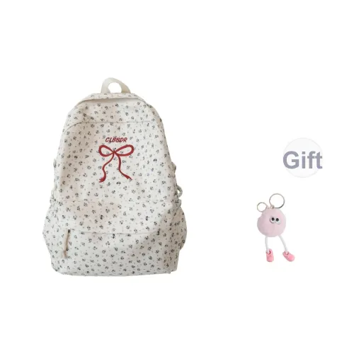 Villelon Нейлон Рюкзак Стандартный Унисекс Экрю Черный Светло-Синий