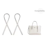 Белый подмышечный плечевой ремень (2 шт., зернистая кожа личи)