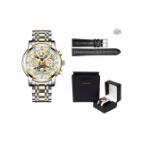 Средний Золото-Твердый Стальной Браслет [Ремешок Коробка]