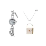 Цепочный ремешок, серебристо-белый