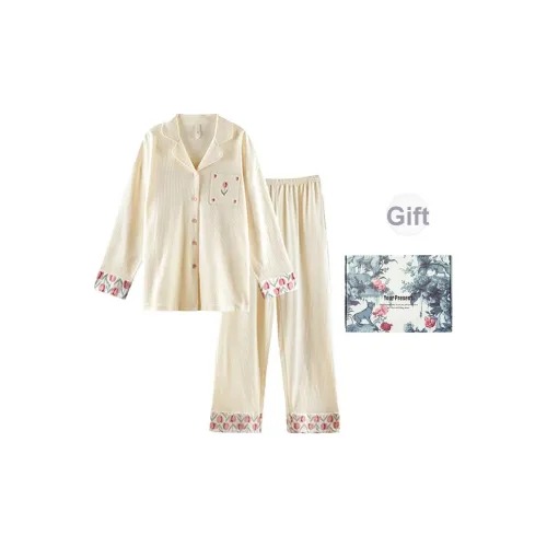 Empowering Words Пижама Подарочная коробка Женская Абрикос