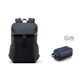 Черная сумка для туалетных принадлежностей [Ручная кладь - 22 литра, большая емкость - 180 градусов, дизайн с закрытием]