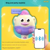 Улучшенный высококачественный звук - Фиолетовый Милый Каченок [Музыкальный + Функция изменения голоса + История + Bluetooth] Зарядная версия
