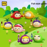 F5-E0001 Фрукты Bombs Слепые коробки, 6-Пачка