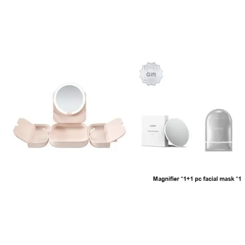 AMIRO M1 2,0 Коллекция LED Портативный Линзы Сумочка для украшений Розовый MAKE UP Зеркала Ручное Зеркальце