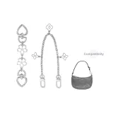 Стамен Удлинительная цепь + Четырехлистный клевер Декоративная цепь