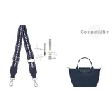 Темно-синий [Перфорированный] Регулируемый 90-149 см Через плечо Набор