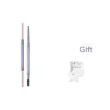 Z133 Гладкая Ультра-Тонкая Карандаш для Бровей [02 Натуральный Черный] 1 шт [Включает Портативные Хлопковые Пады]