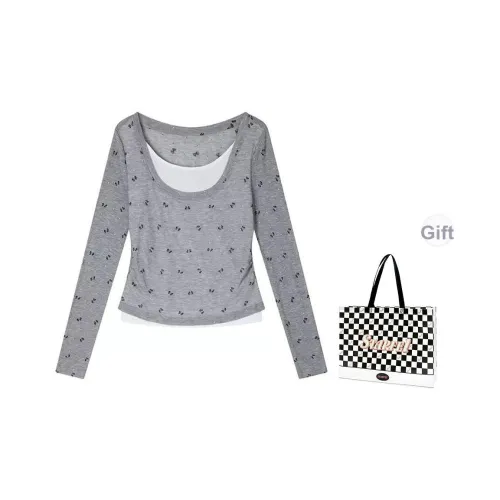 STARFEI Серые Женские Футболки