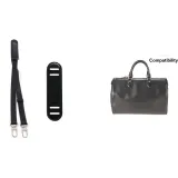 [Двухкомпонентный комплект] Черные накладки на плечо + лямка шириной 2,5 см