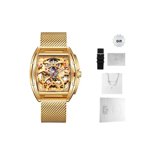 CIGA Design Z Collection Edgy Tonneau Watch Свет Бизнес Автоматический Механический Механизм