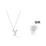 Сверкающий ожерелье с буквой [Y]