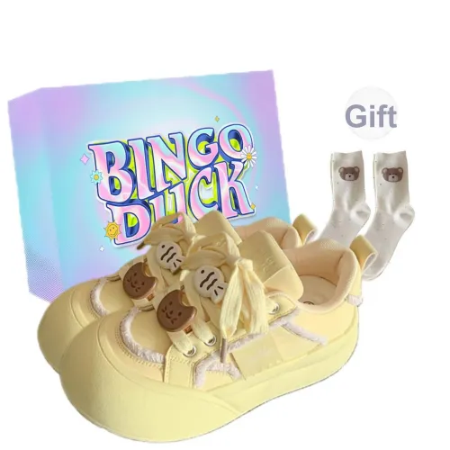 BINGO DUCK Скейтборд Кроссовки MID Топ Женские